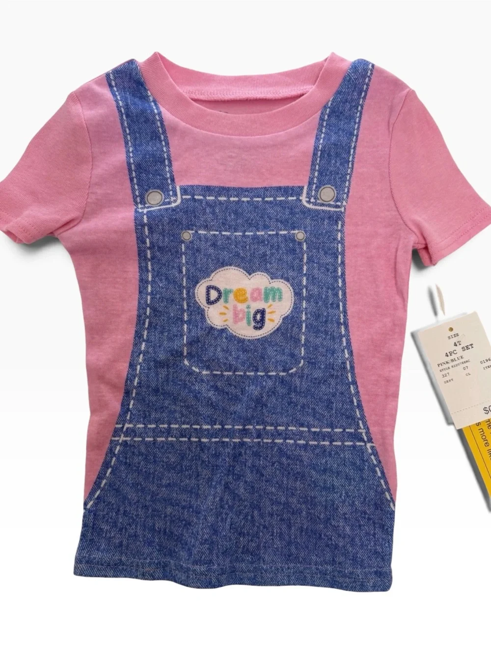 Ms Rachel Girls 4T Dream Big 2pc Pajama Set NWT